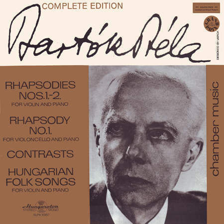 Cover of Rhapsodies Nos. 1.-2. / Rhapsody No. 1. / Contrasts / Hungarian Folk Songs