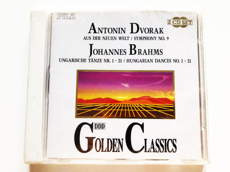 Cover of Dvorak New World Symphony / Brahms Hungarian Dances No. 1-21