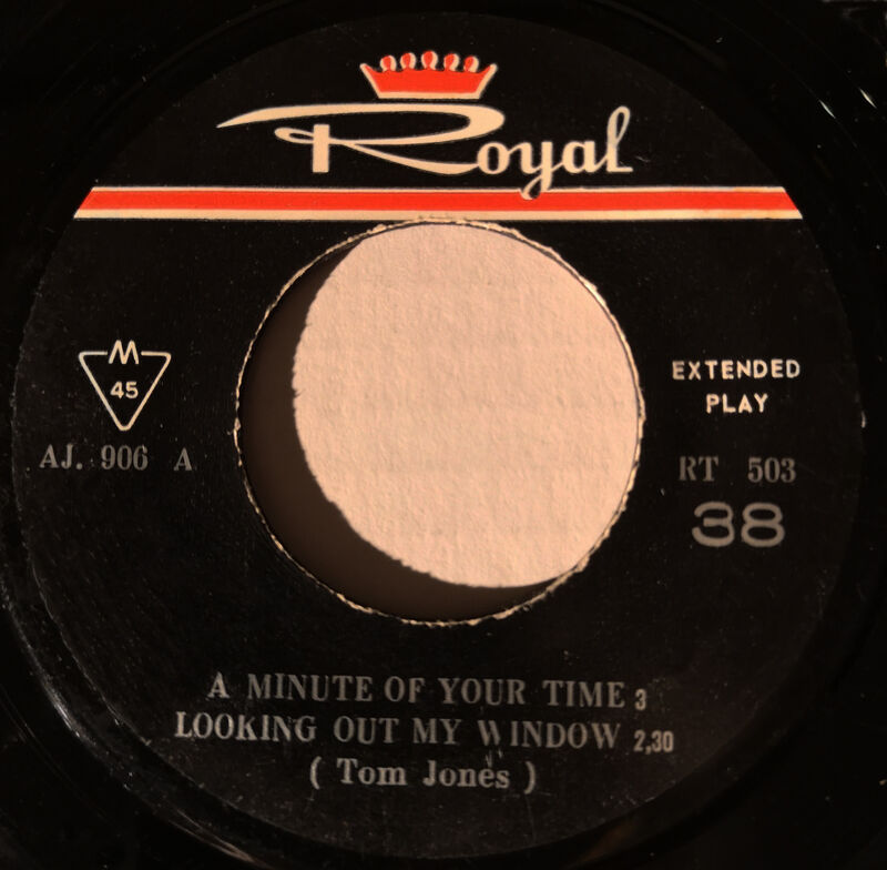 Cover of A Minute Of Your Time / Looking Out My Window
