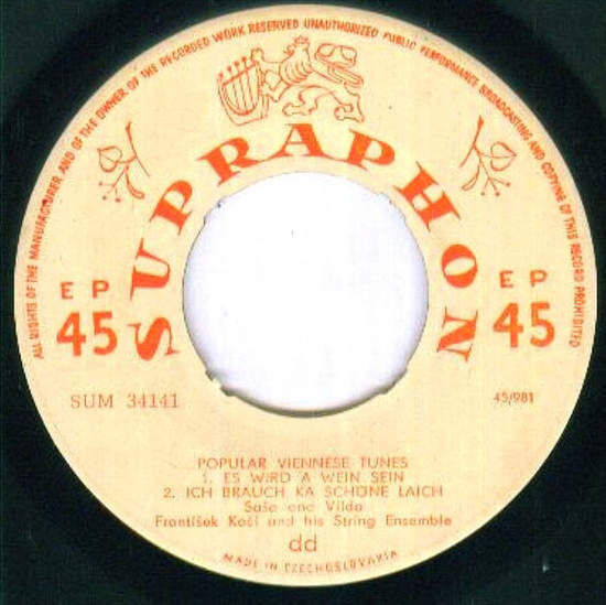 Cover of Popular Viennese Tunes