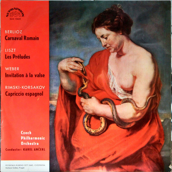 Cover of Liszt:les Preludes Berlioz:carnaval Romain Rimski Korsakov:capriccio Espagnol Weber:invitation A La