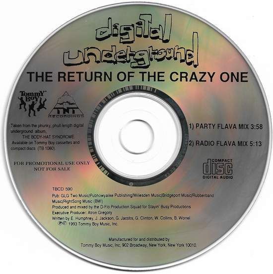 Digital Underground The Return Of The Crazy One Records, LPs, Vinyl and