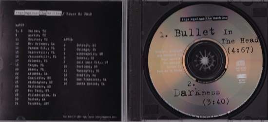 Bullet in the head (promo) - Rage Against The Machine - ( CD
