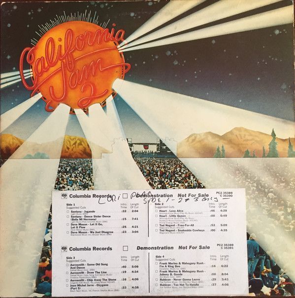 California jam 2 (promo) von Aerosmith Frank Marion Ted Nugent Various