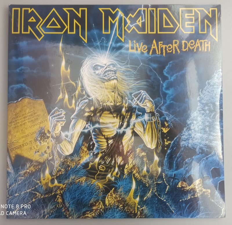 Écusson Iron Maiden Live After Death Tissé - Badge Licencié Pour Vestes, Sacs - 100% Polyester