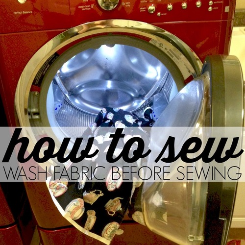 How to Sew Wash Fabric Before Sewing