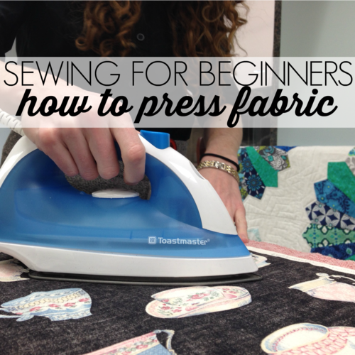 Sewing for Beginners How to Press Fabric