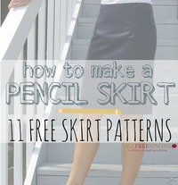How to Make a Pencil Skirt: 11 Free Skirt Patterns How to Make a Pencil Skirt: 11 Free Skirt Patterns