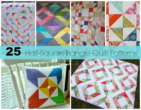 25 Half-Square Triangles 