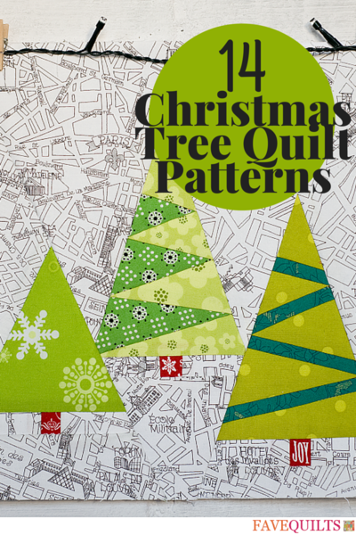 14 Christmas Tree Quilt Patterns | FaveQuilts.com
