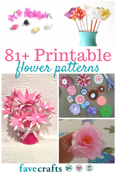 81 Printable Flower Patterns