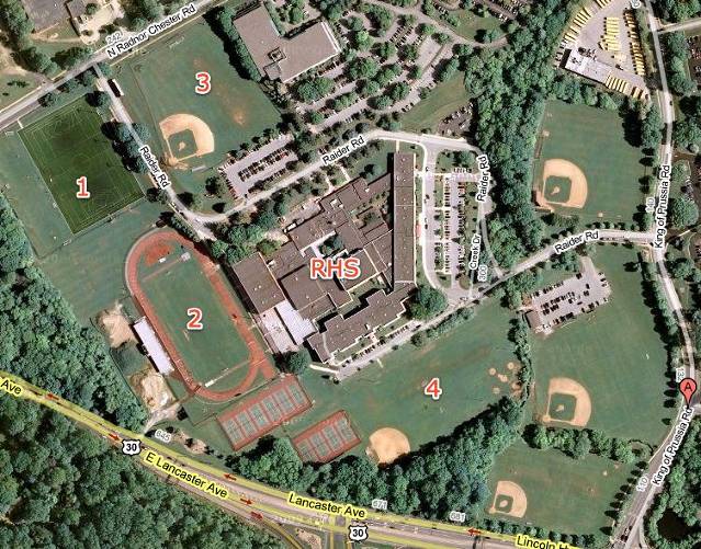 Radnor HS baseball fields