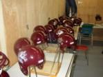 Helmet assembly line