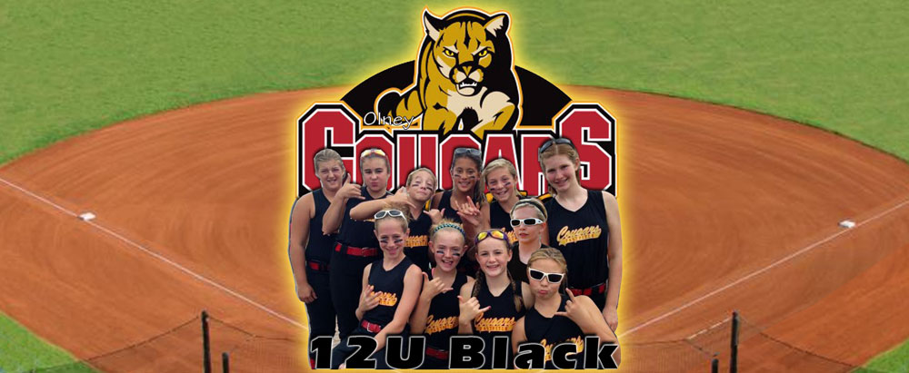 Olney Cougars 12U Black Softball Team