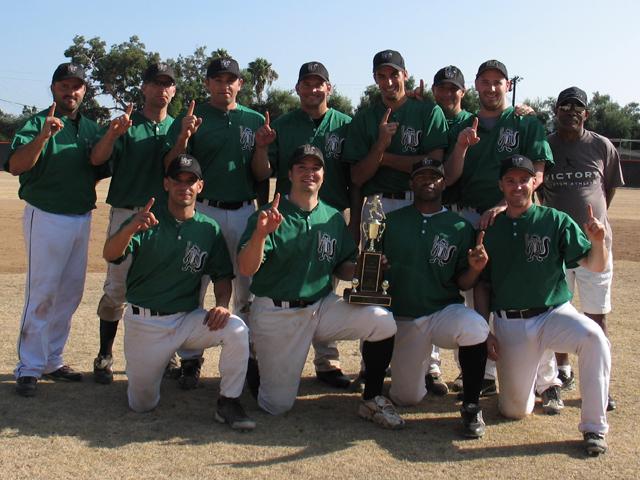 <center><b>2010 Sunday Wood Bat Open 18+ Season & Playoff Champions!</center><BR>
<center><font size=4 color=009933>LA SKUNKS</font></b></center><BR>
<center><font size=1 color=black>Top row: Jason Temple, Joe Gordon, Ramon Barba, Justin Bunch, Dominic Marino, Robert Wasmund, Kevin Jerkens, Donald "Pops" Woods<BR>
Bottom row: Jason Giovannettone, Steve Zorn, Kenny Woods, Josh Olsen</font></center>