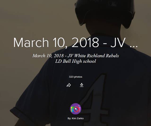 March 10, 2018 - JV White- Richland Rebels