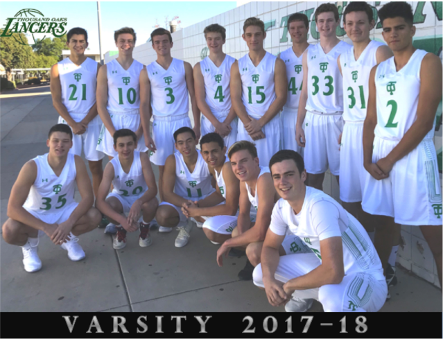 VARSITY team 2017-18 (Outside)
Back Row L-R: #21 Justin Stanziano, 10 Timmy Hone, #3 Hunter Thorne, #4 Daelen Benioff, #15 Blake Augustine, #44 Tyler Brabant, #33 Kyle Cornell, #31 Jonathan Paules, #2 Noah Bello …………..
Front Row L-R: #35 Sedrick Abrams, #20 Justin Anderson, #11 Gabe Cuico, #23 Michael Welikala, #1 Colin Walton, #5 Chase Artopoeus