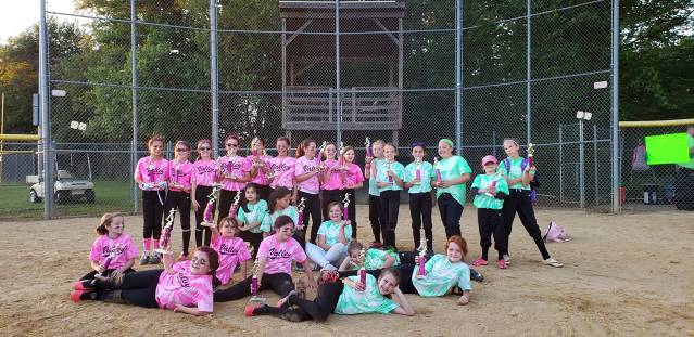2019 Softball Minors Championship Game - Pink & Green