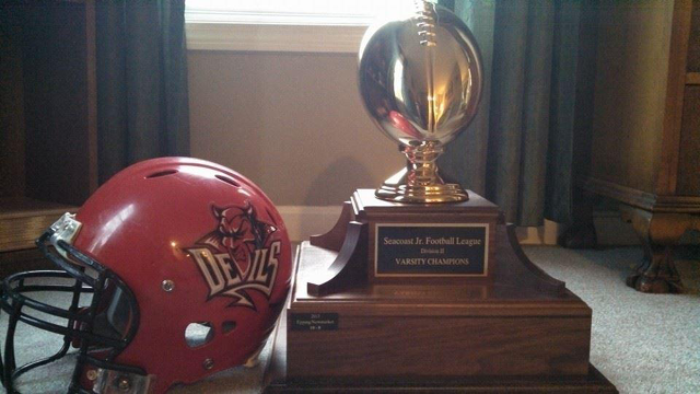 Helmet and Trophy
