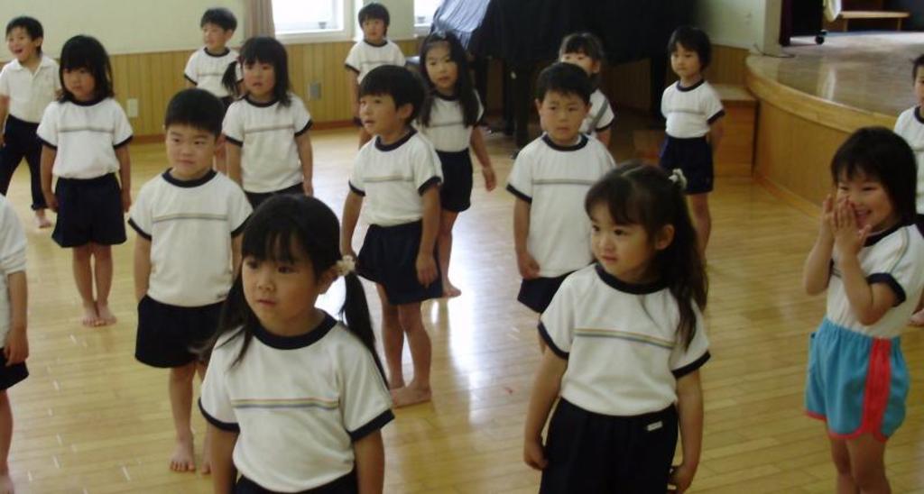 Some of the kids at a Christian Academy