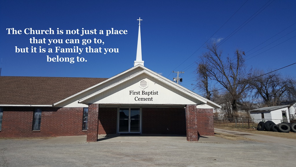 First Baptist Church Cement, Ok Cement Oklahoma