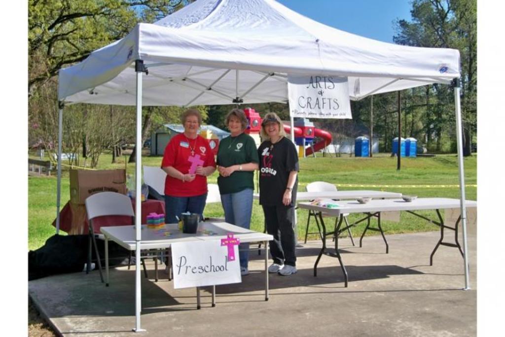 Crafts booth