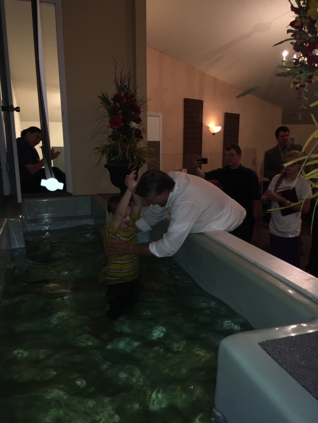 Michael Fogle baptized