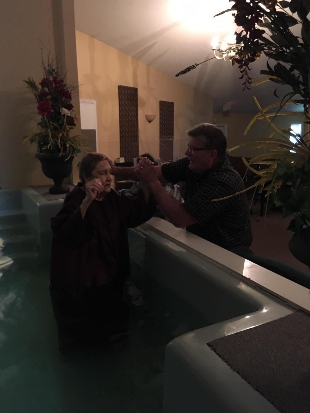 Nancy baptized