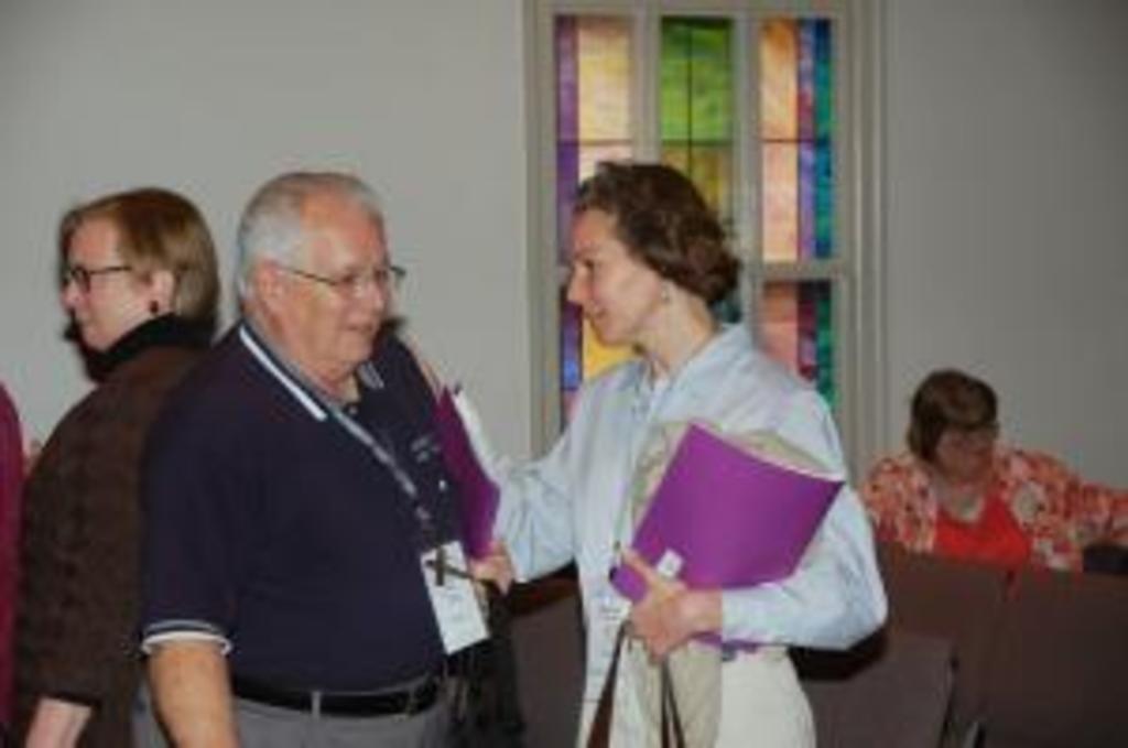 Jimmy and Anita at Regional Assembly Nov 2013