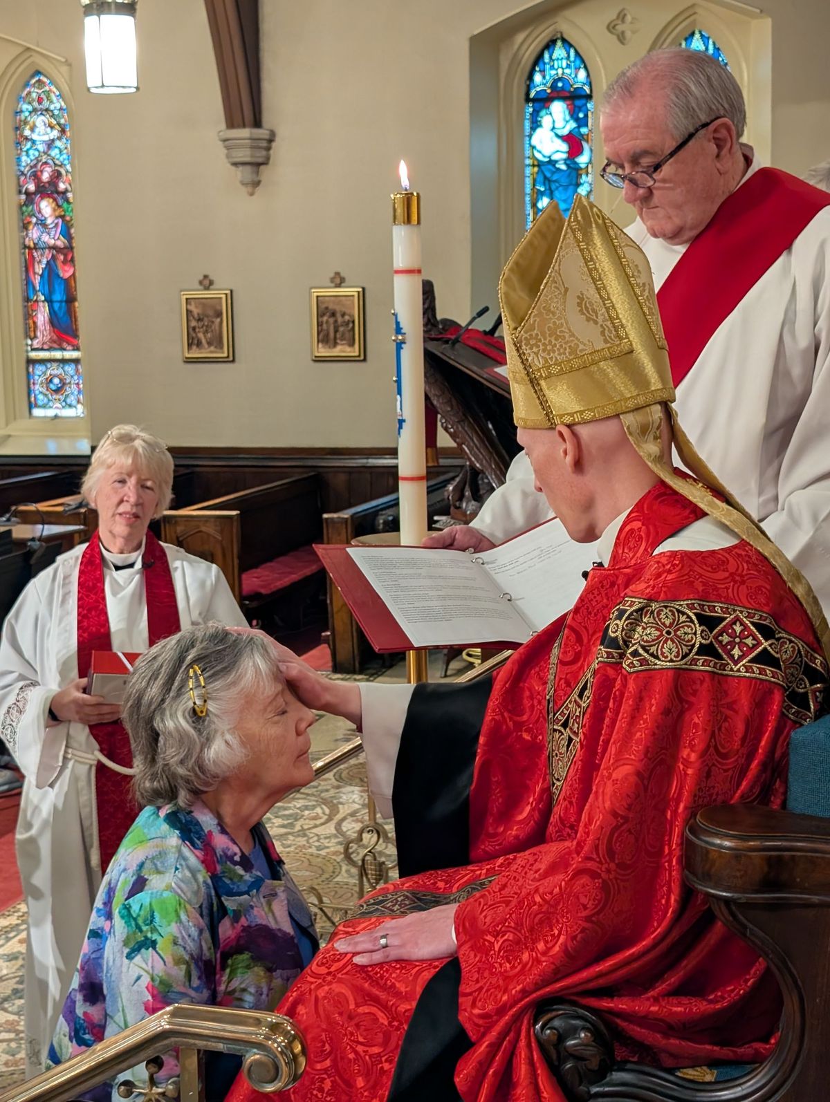 Deborah Henderson received into this Communion. Shea Wert for Confirmation
