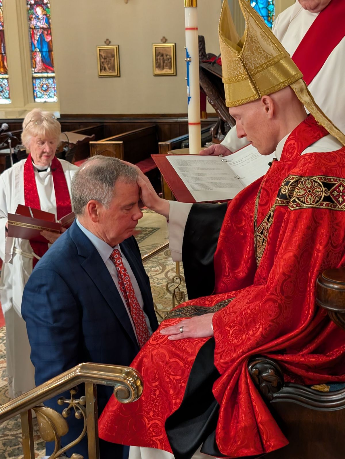 Ken Crognale received into this Communion