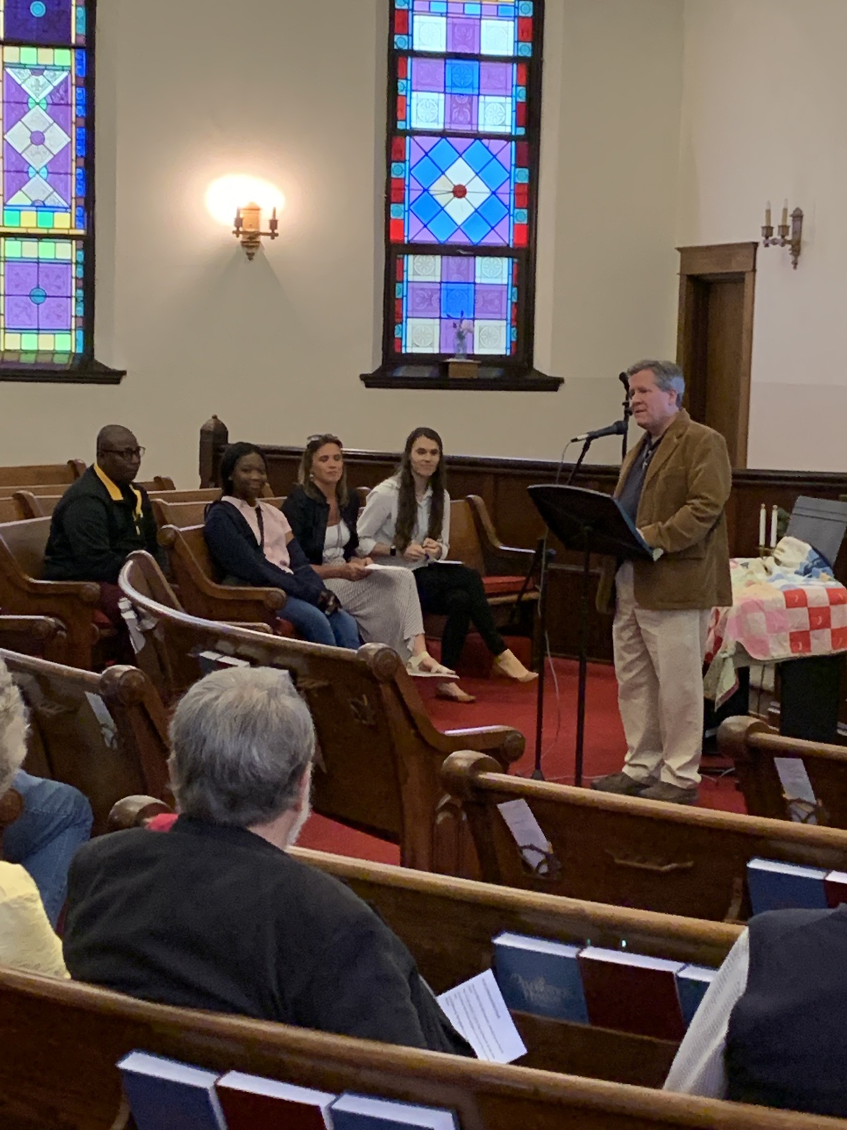 Pastor Jeff introduces our Guests