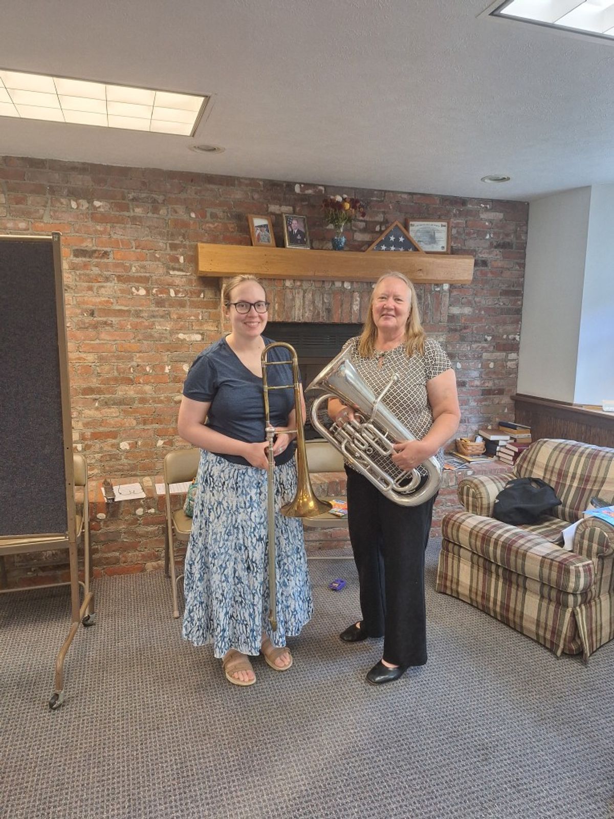 Blessed with special music from Emily Sloan and her mom, Karen Marburger, 8/24/2025
