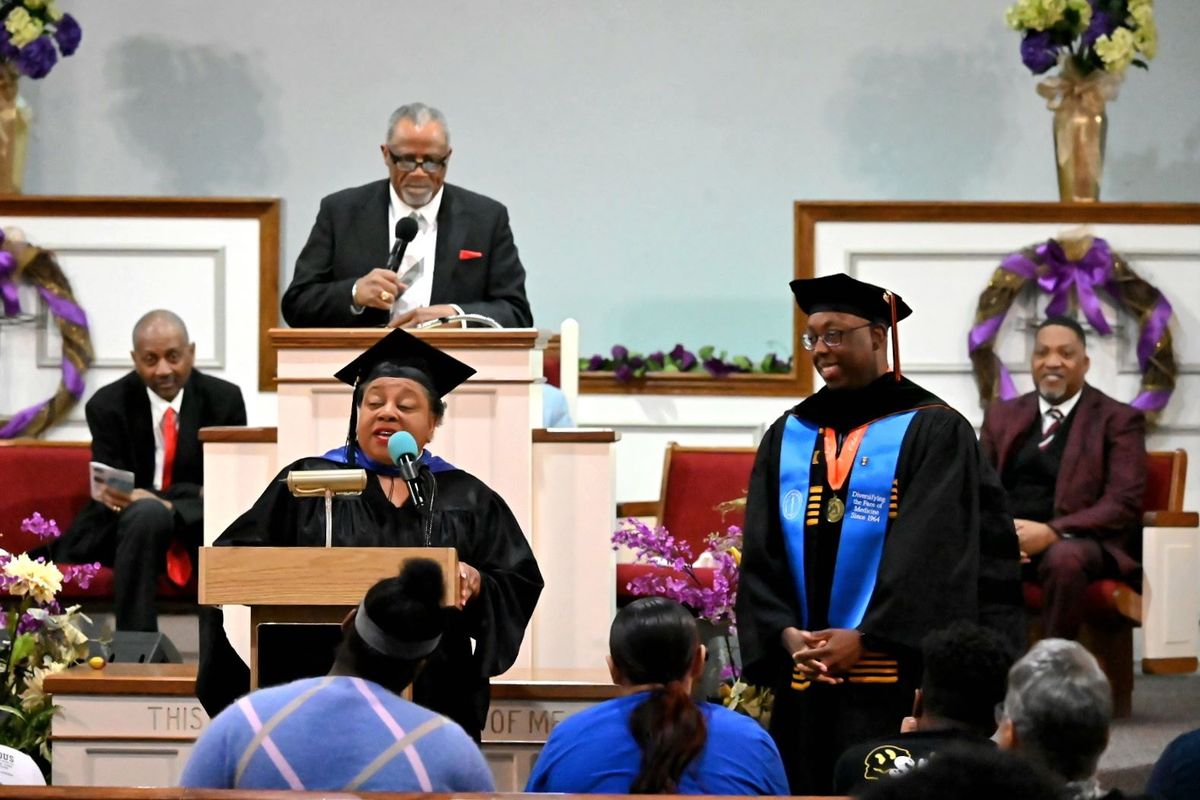 May 2025 Graduates, Sister Karla Cunningham, Master of Rehabilitation Counseling, Dr. Nicholas Simon, Jr., Internal Medicine