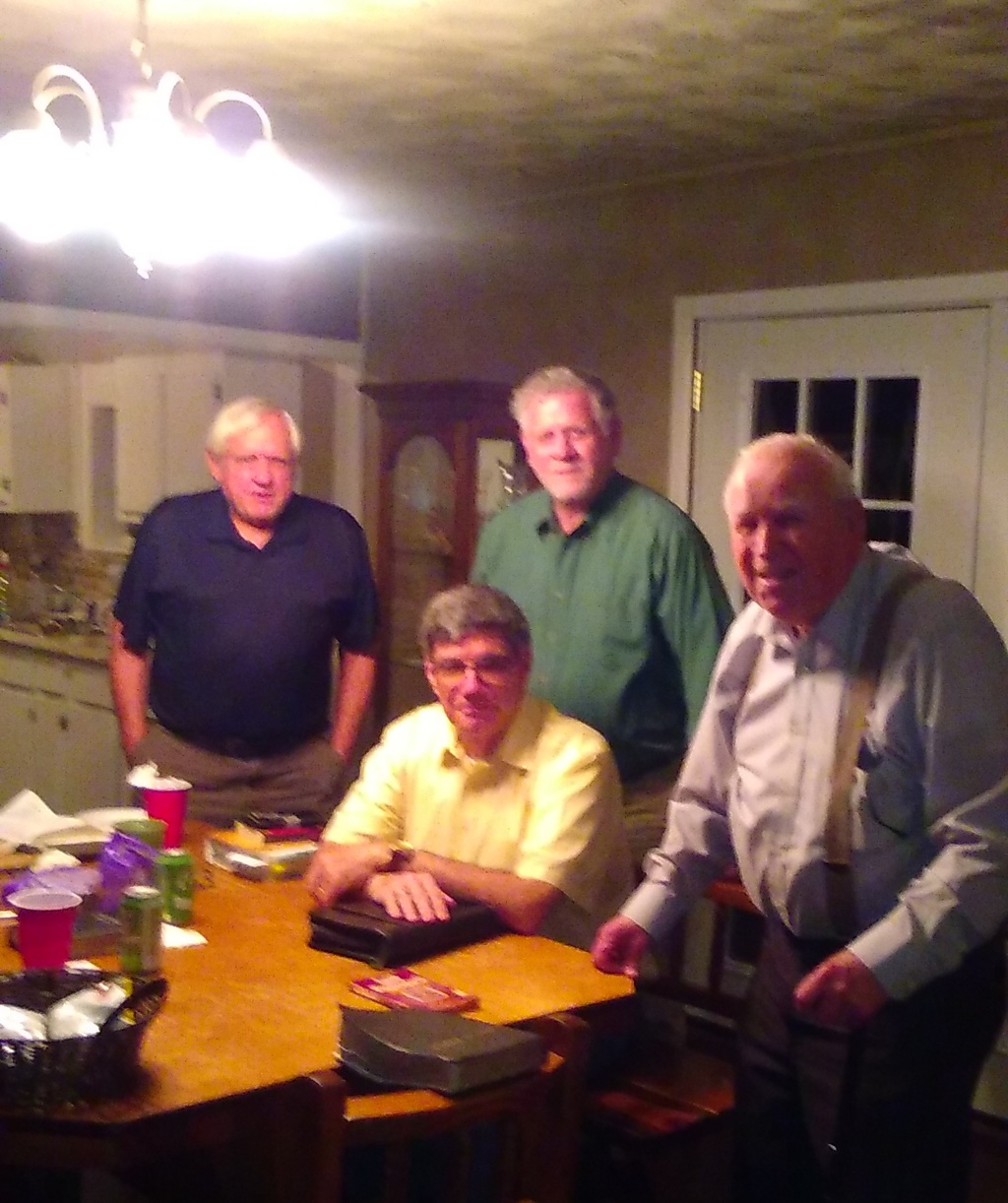 These men enjoyed supper, fellowship and a time of Bible Study and prayer Friday evening at My Father's House with Larry Little. If you are looking for a men's fellowship group, come to Caney next Friday evening at 6pm.