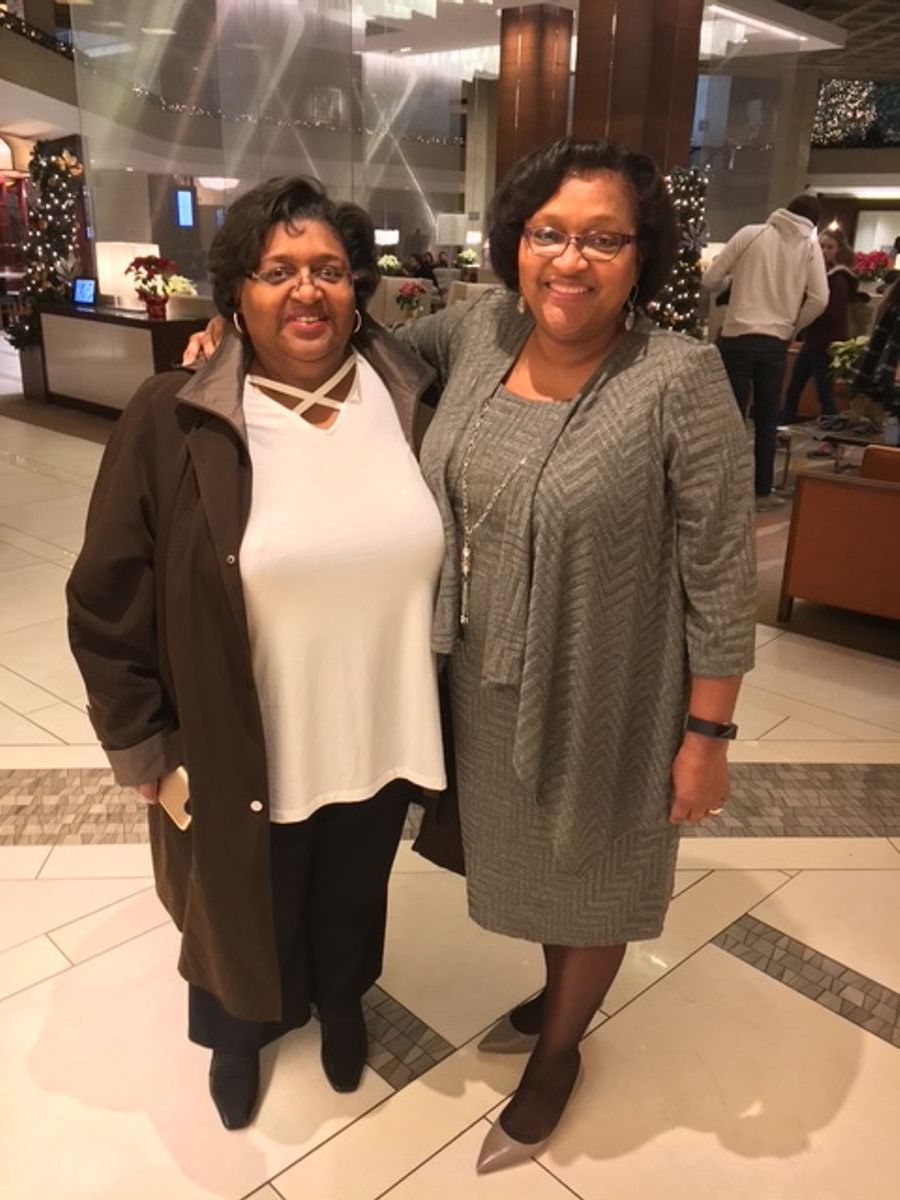 Kim and her sister, Sheryl on a fun day out!