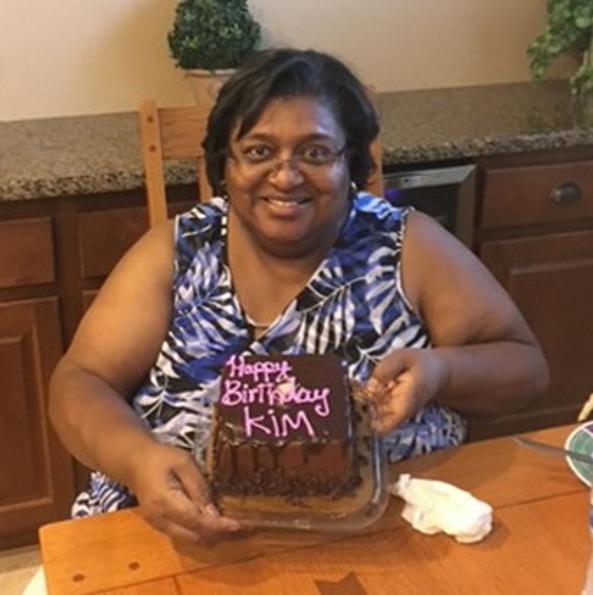 Kim's 70th birthday. The days of our years are threescore and ten. Ps:90:10.