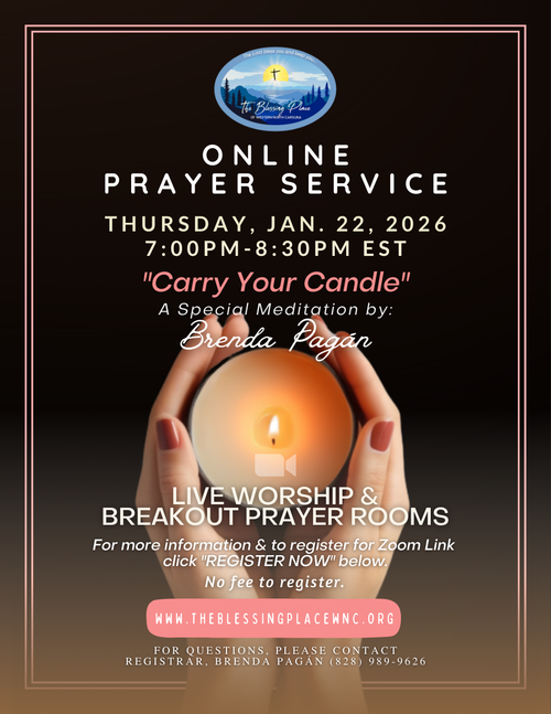 Jan. 2026 Online Prayer Service Flyer