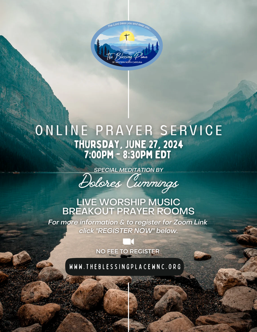June 2024 Online Prayer Service Flyer