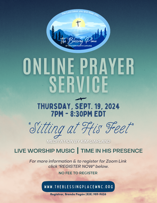 Sept. 2024 Online Prayer Service Flyer