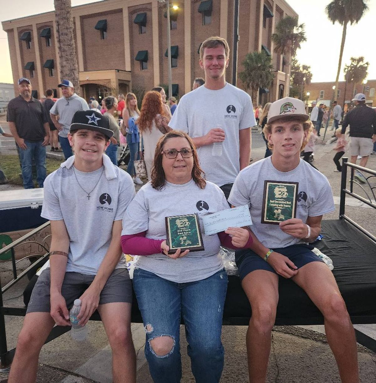 Festival Bed Race, Second Place in the Race, First Place for decorations keeping with the Festival Theme