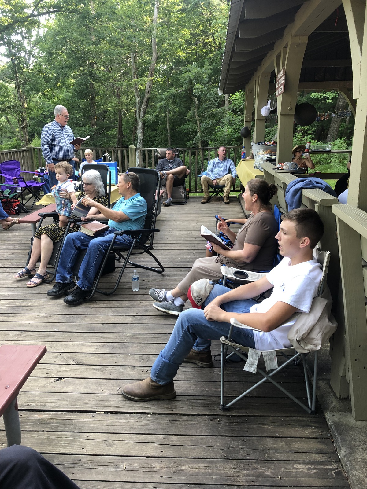 Beulah Land Baptist Church Photos Service Ft Mountain August