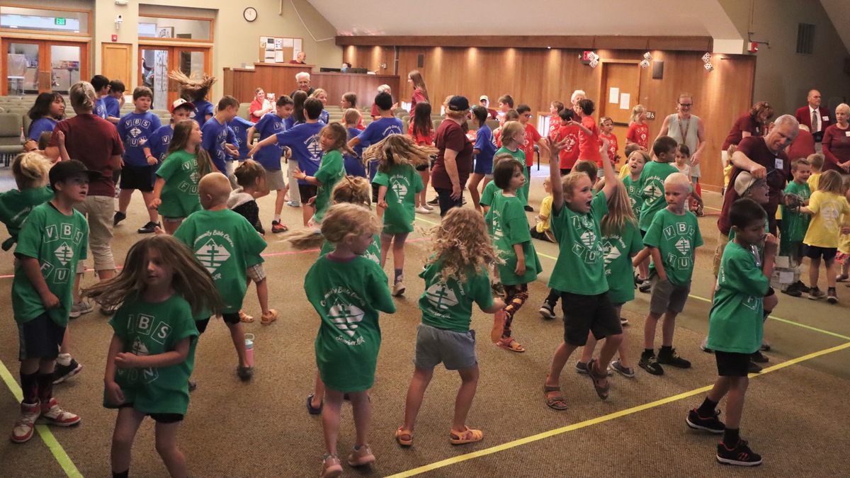 All the kids did an awesome job learning and performing their songs at VBS, and are having fun too!