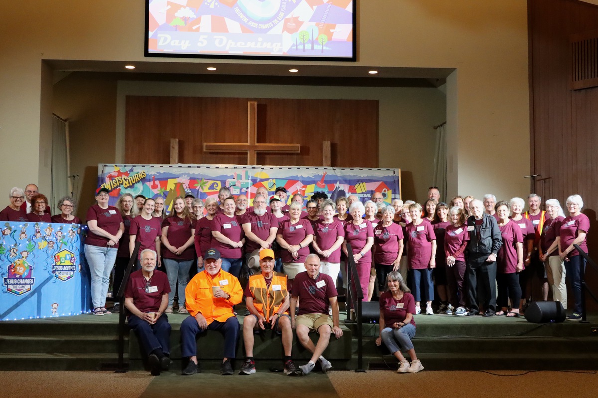 A huge thank you to all our VBS volunteers! Twists and Turns is a big success!