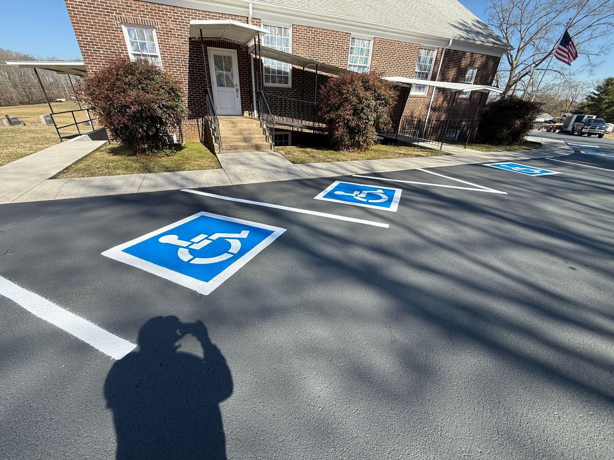We added two additional handicap spots close to the ramp.