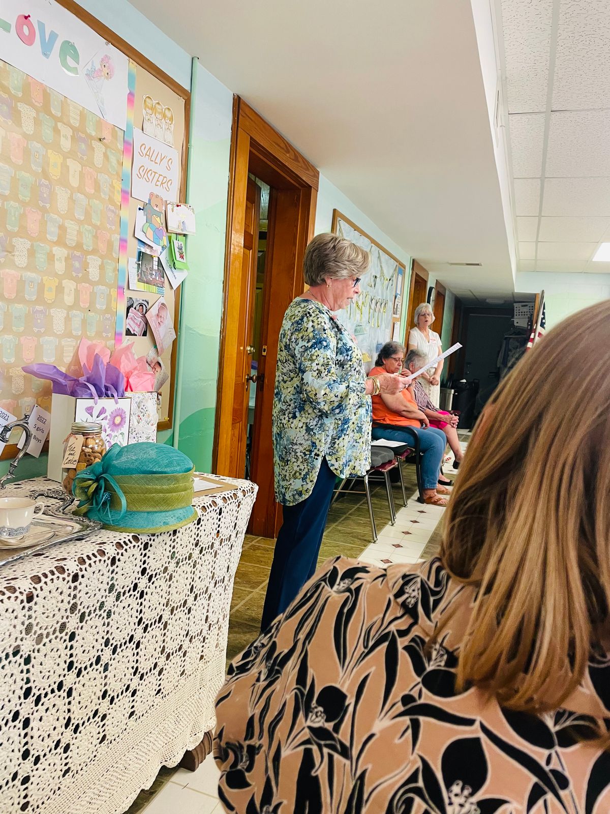 Anne Matroni read a portion of our lesson about being steeped in Christ.