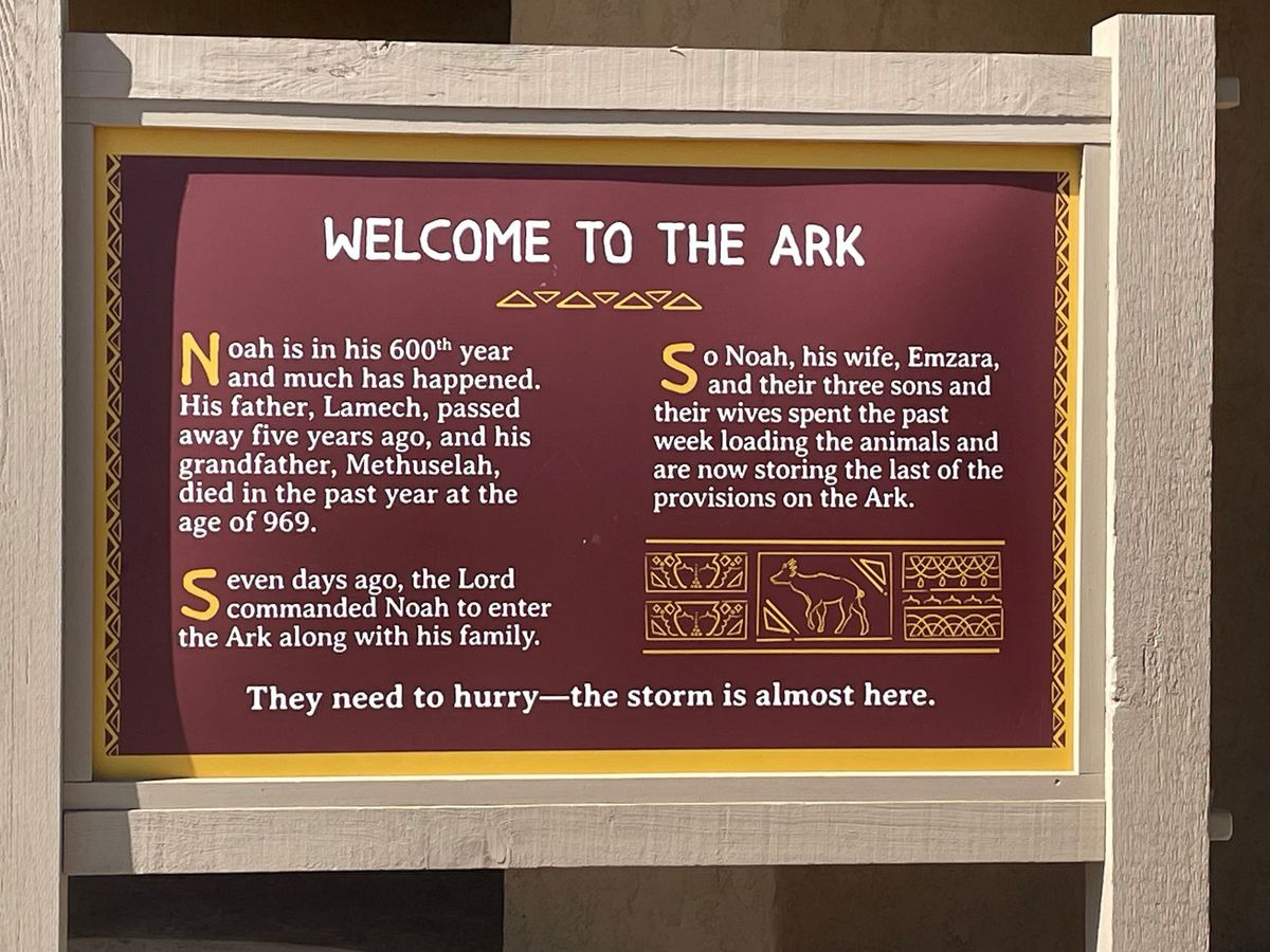 We took a day trip to the Ark Encounter 10/09/2024