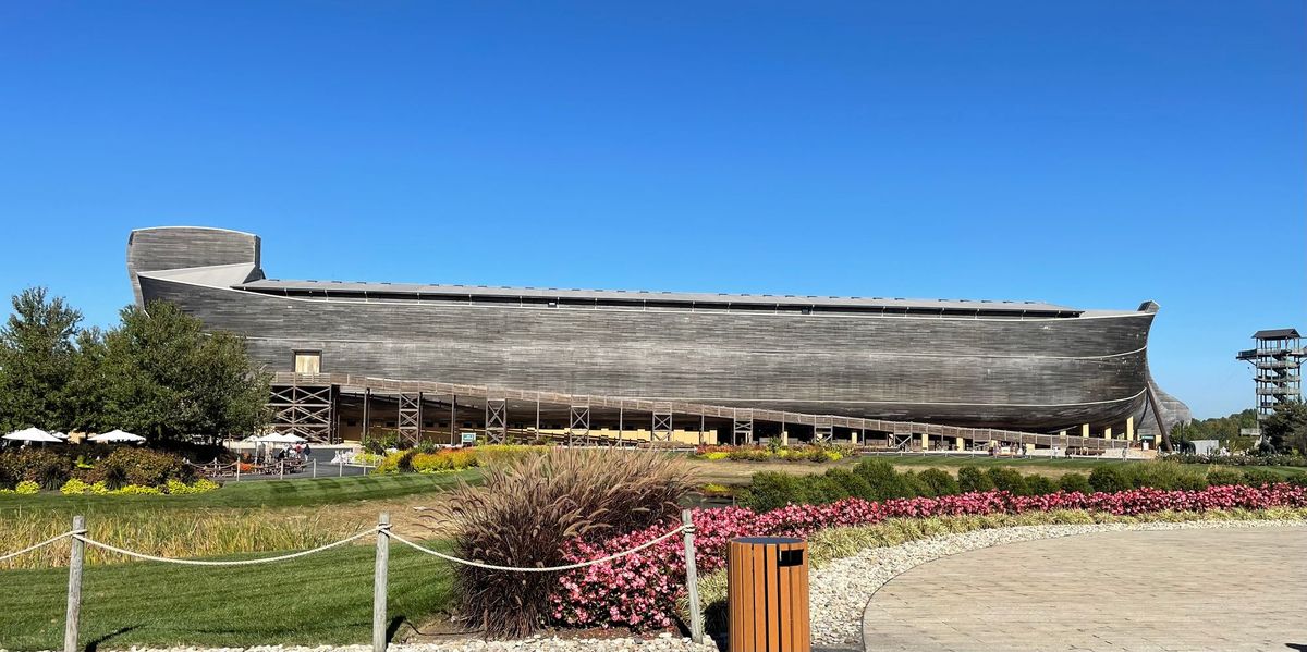 This is a life size replica of Noah's Ark (a must see go to arkencounter.com for more information)