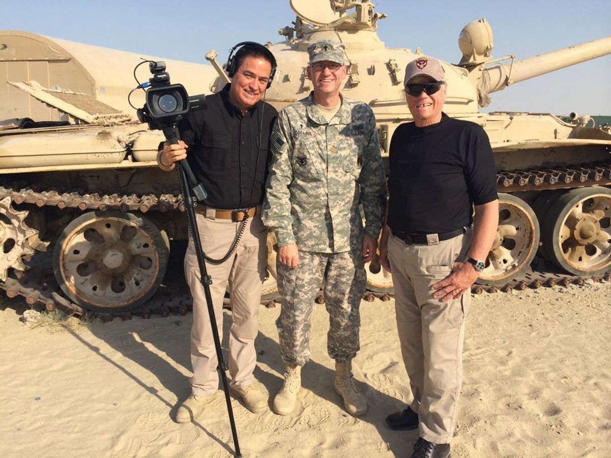 with Dave Roever in Kuwait