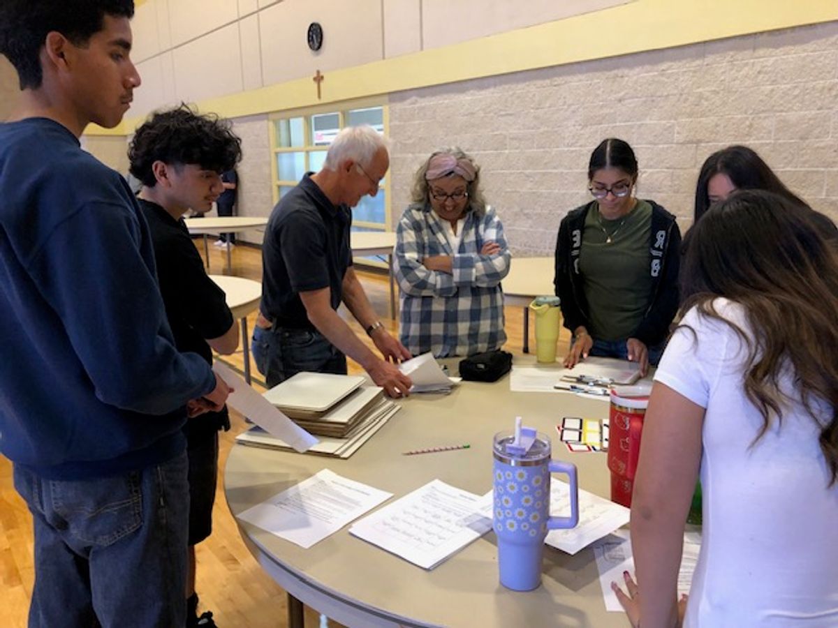 Confirmation catechists prepare for the retreat.